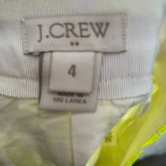 J. Crew Neon Floral Embroidered Mini Skirt - Picture 12 of 12